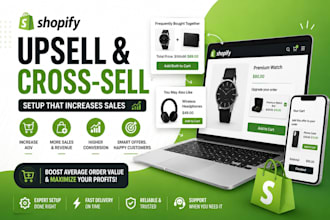 setup shopify upsell and cross sell, shopify dropshipping store