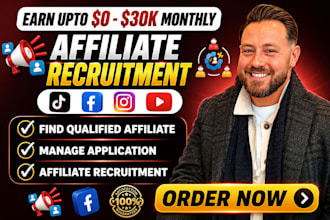 recruit targeted high converting affiliate to grow your affiliate program