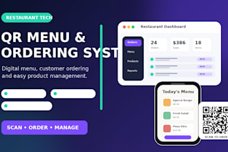 make a qr ordering system for your restaurant