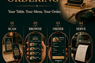 build a restaurant qr menu and table ordering system