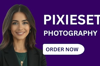 create and customize pixieset photography website gallery