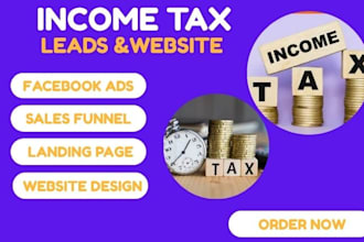 finance website tax preparation tax website income tax income tax leads