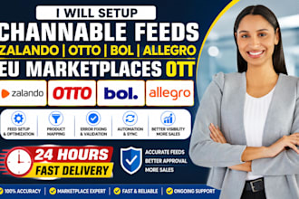 setup channable feeds zalando otto bol allegro eu marketplaces ott