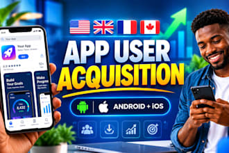 targeted mobile app promotion increase USA UK app download android app promotion