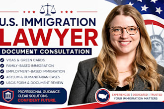 provide legal guidance for US immigration, visas, green cards and citizenship