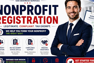 register your nonprofit and prepare your 501c3 application