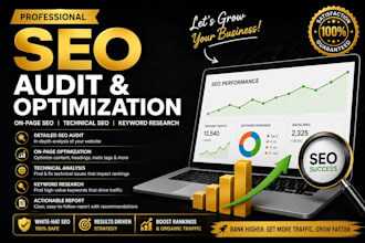 do a complete website SEO audit and optimization