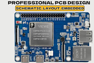 pcb design esp32 arduino stm32 embedded hardware prototype enclosure product
