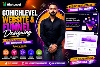 create gohighlevel website and gohighlevel sales funnel