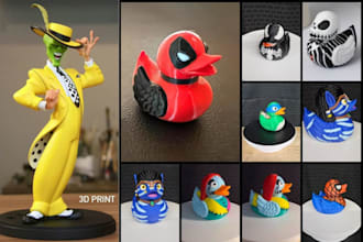 3d print and paint action figure anime diorama stl mask in resin fdm printing