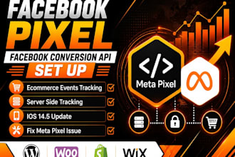 fix or setup facebook pixel conversion API, ga4 server side tracking and capi