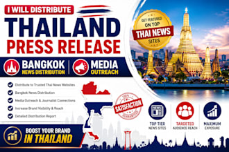 distribute thailand press release, bangkok news distribution and media outreach