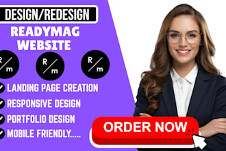 design readymag redesign readymag website landing page readymag portfolio site