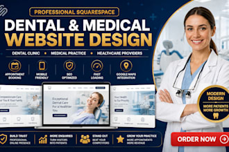 design squarespace medical web healthcare website dental clinic doctor website