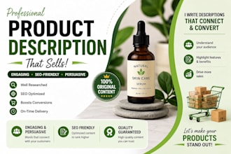 write SEO product descriptions that increase sales