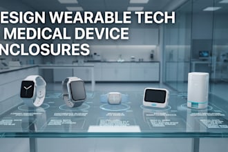 design wearable tech and medical device enclosures