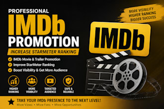 do imdb promotion imdb movie trailer increase starmeter ranking imdb marketing