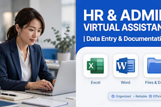 be your HR and admin virtual assistant