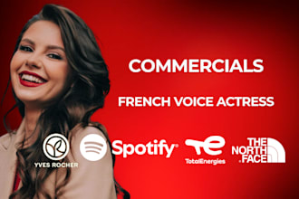 record a pro french voiceover voice over for commercials