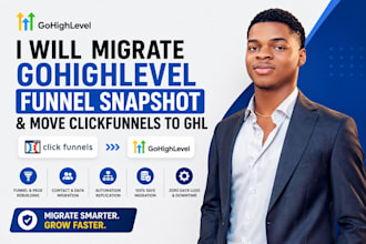 migrate gohighlevel funnel snapshot and move clickfunnels to ghl