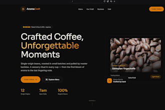 build modern ai powered landing page or website