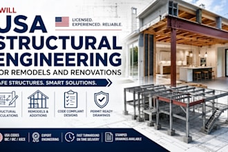 do structural engineering for remodels and renovations