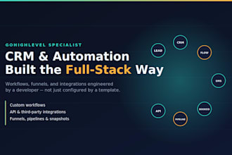 build and automate your gohighlevel CRM