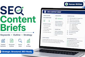 create detailed SEO content briefs and keyword outlines