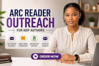 do arc reader outreach for amazon kindle KDP authors