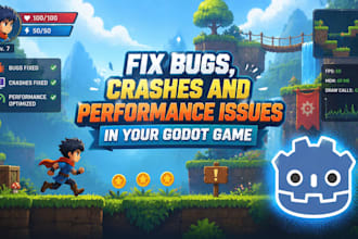 fix bugs, crashes and performance issues in your godot game