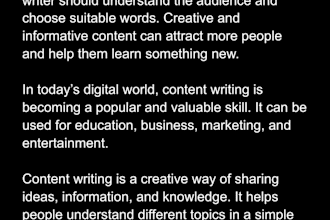 write engaging bangla and english content for your business