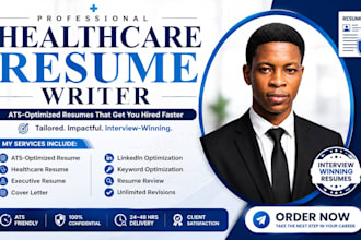 create an ats friendly healthcare resume and cover letter