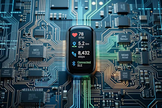 develop fitness trackers with gps heart rate imu ble and mobile connectivity