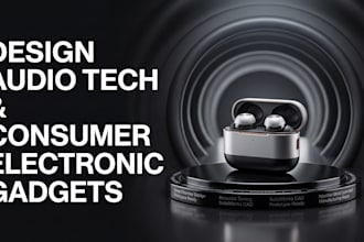 design audio tech and consumer electronic gadgets