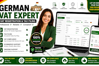 do german vat registration, german tax filing and vat compliance service