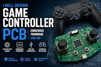 game controller pcb embedded systems and firmware and usb hid