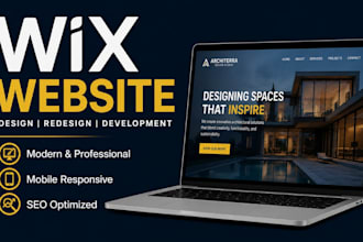 design wix website, redesign wix website, wix website development, wix SEO