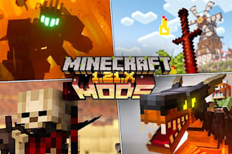 develop minecraft forge mods, bedrock addons, cobblemon, palworld and plugins