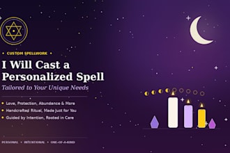 cast a personalized spell tailored to your unique needs