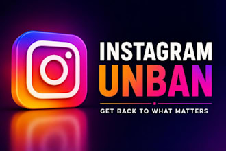 restore instagram page, ig profile unbanning issues