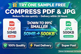 compress and reduce your file size without losing quality