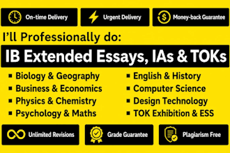 do your extended essays, sl or hl ib ias