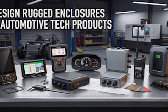 design rugged enclosures and automotive tech products