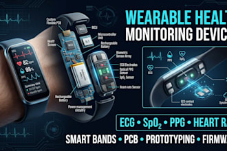 design wearable ecg spo2 ppg heart rate monitoring devices and smart bands