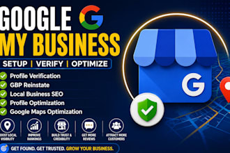 reinstate gmb, fix google my business profile verification and setup gmb profile