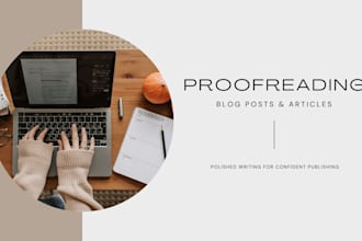 professionally proofread your blog post or article