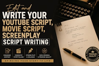 write cinematic dialogue for your comedy script, youtube script and movie script