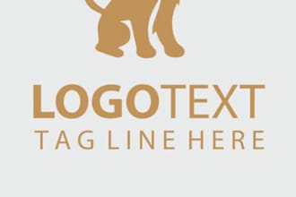 design consulting unique princess dog logo
