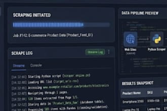 write custom python scripts for web scraping and automation
