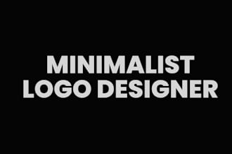 design a minimalist logo design and company profile for your business